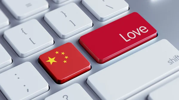 China-Liebeskonzept — Stockfoto