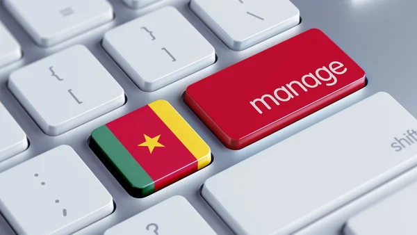 Cameroon Keyboard Concept — Stock Photo, Image