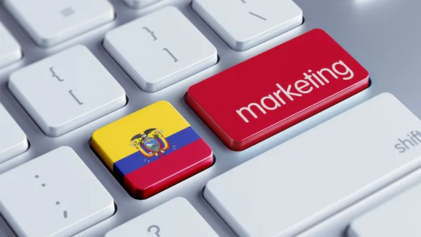 Ecuador toetsenbord Concept — Stockfoto