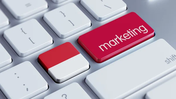 Concetto di Marketing di Indonesia — Foto Stock