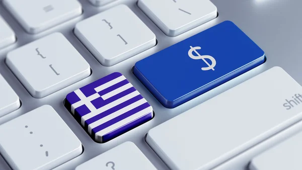 Ελλάδα χρήματα έννοια — Φωτογραφία Αρχείου