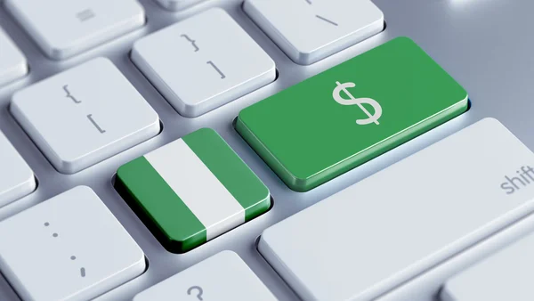 Nigeria pengar koncept — Stockfoto