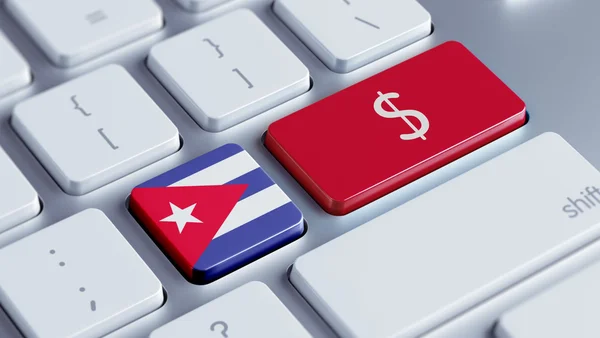 Concepto de dinero para Cuba —  Fotos de Stock