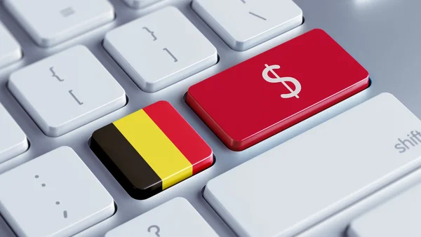 Bélgica Concepto de dinero — Foto de Stock