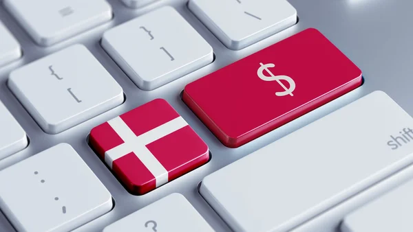 Danmark pengar koncept — Stockfoto
