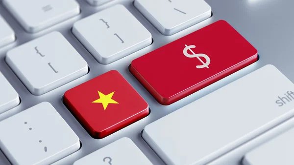 Concepto de dinero de Vietnam — Foto de Stock