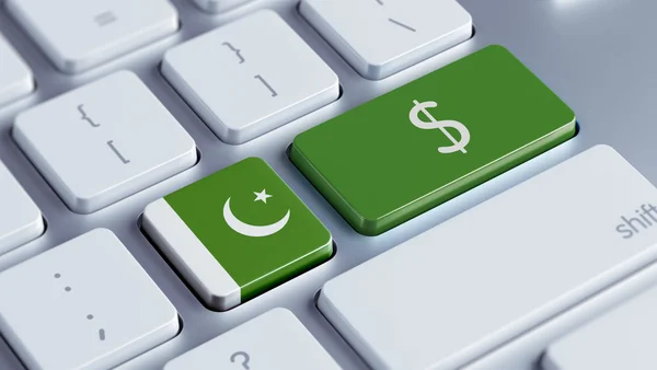 Conceito de dinheiro do Paquistão — Fotografia de Stock