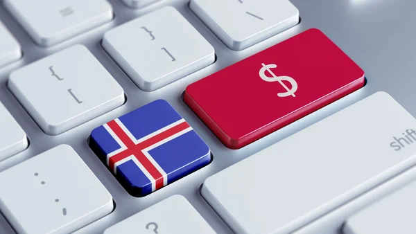 Islandia Concepto de dinero — Foto de Stock