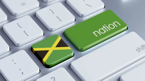 Pojem národ Jamajka — Stock fotografie