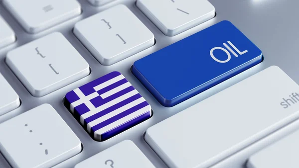 Griechisches Ölkonzept — Stockfoto