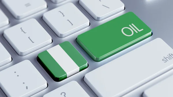 Nigeria Öl-Konzept — Stockfoto
