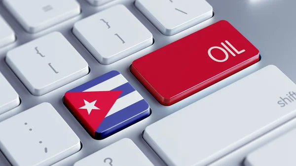 Cuba olie Concept — Stockfoto