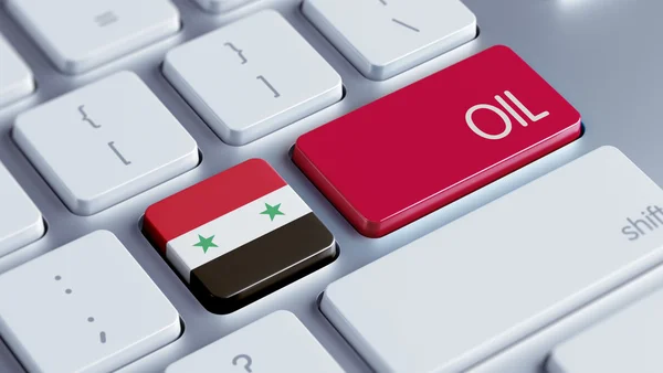 Syrië olie Concept — Stockfoto