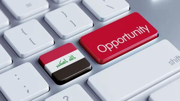 Iraque Oportunidade Concep — Fotografia de Stock