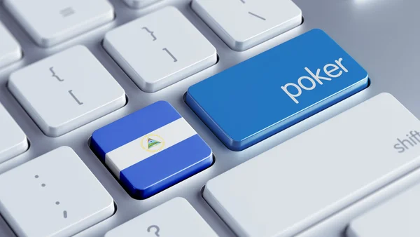 Concepto de Poker Nicaragua — Foto de Stock