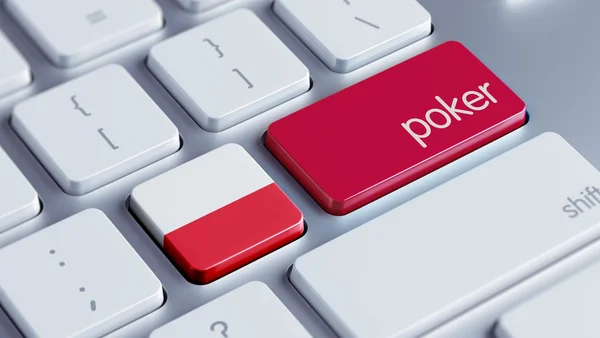 Poland Poker Concept — Stock Photo, Image