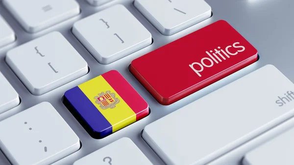 Andorra Politics Concept — Fotografie, imagine de stoc