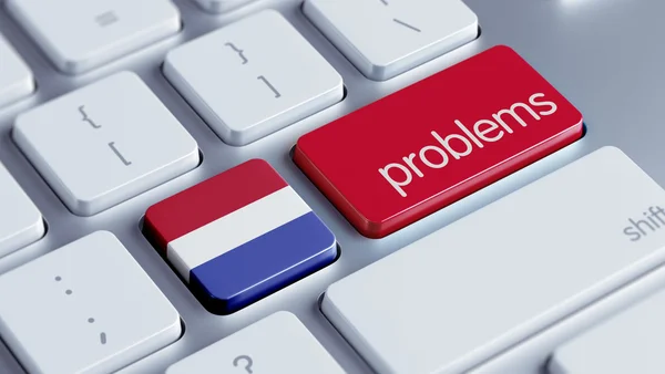 Países Baixos Problemas Conceito — Fotografia de Stock