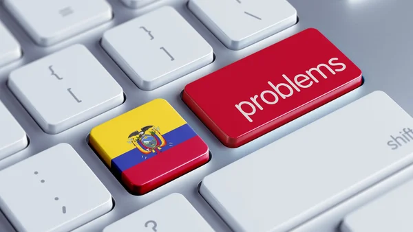 Concepto teclado Ecuador — Foto de Stock