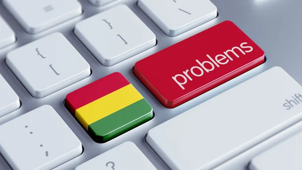 Bolivia problemen Concept — Stockfoto