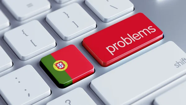 Portugal Problemas Conceito — Fotografia de Stock