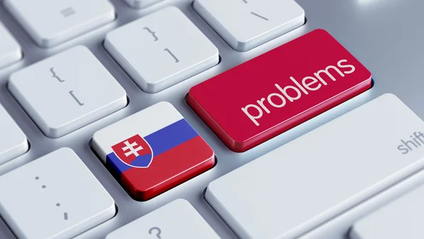 Slovakien problem koncept — Stockfoto