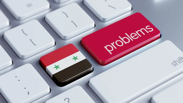 Syrië problemen Concept — Stockfoto