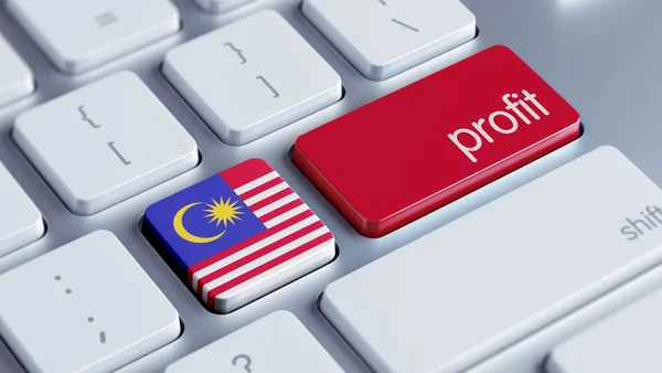 Malaysia Profit Concep — Stock Photo, Image