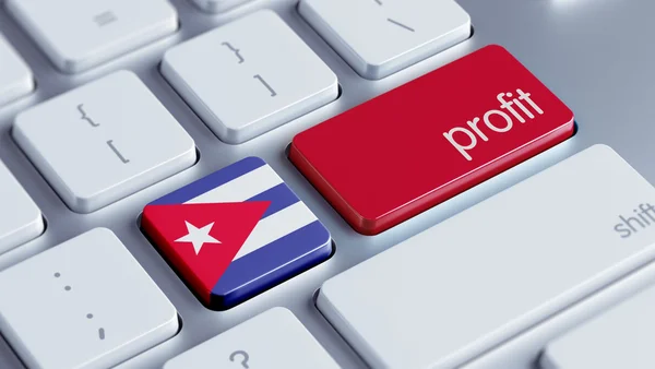 Concepto de beneficio de Cuba — Foto de Stock