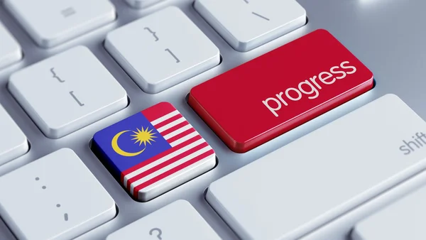 Malaysisches Fortschrittskonzept — Stockfoto