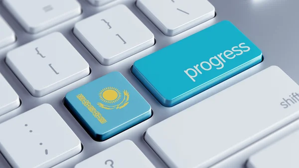Kazajstán Progress Concept — Foto de Stock
