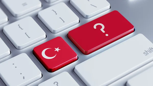 Turkey Question Mark Concept — Stock Photo, Image