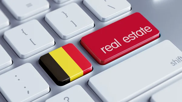 Bélgica Real Estate Concept — Foto de Stock