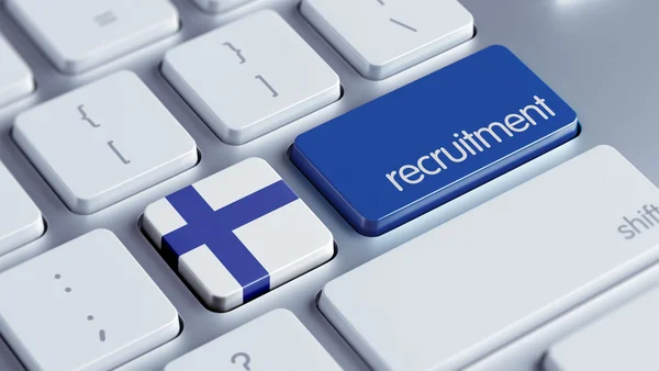 Finland Recruitment Concept — Stockfoto