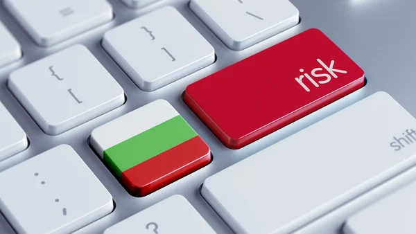 Bulgaristan Risk kavramı — Stok fotoğraf