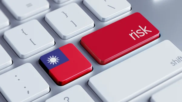 Taiwan Risk Concept — Stock Photo, Image