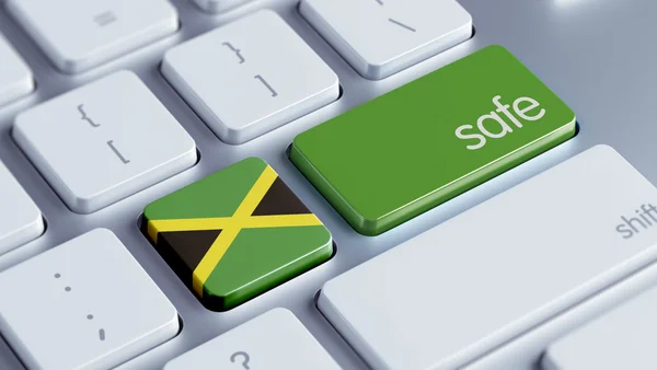 Jamaica sicheres Konzept — Stockfoto