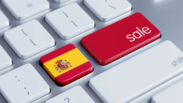 Spanje verkoop Concept — Stockfoto