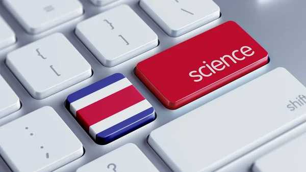 Conceito de Ciência da Costa Rica — Fotografia de Stock