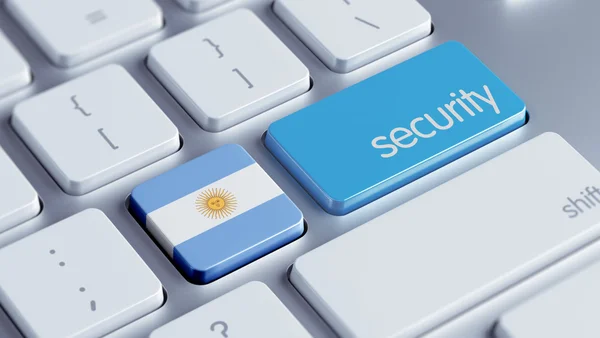 Concepto de Seguridad Argentina — Foto de Stock