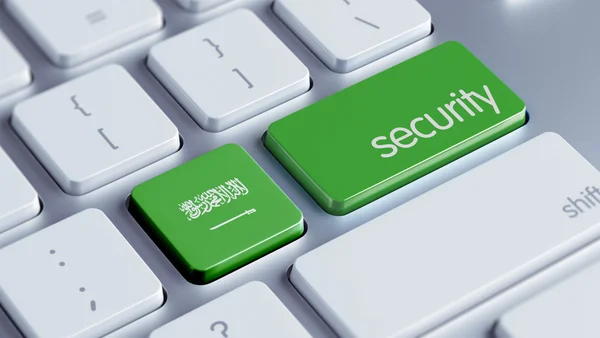 Saudi Arabia Security Concept — Stock Photo, Image