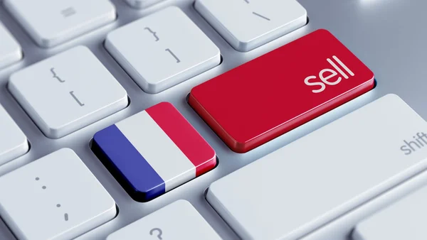Frankreich verkauft Konzept — Stockfoto
