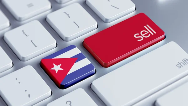 Kuba sprzedać koncepcji — Zdjęcie stockowe