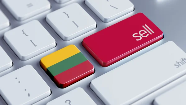 Lithuania Sell Concept — Stock Photo, Image