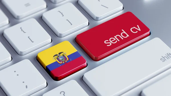Ecuador Keyboard Concept — Stock Photo, Image