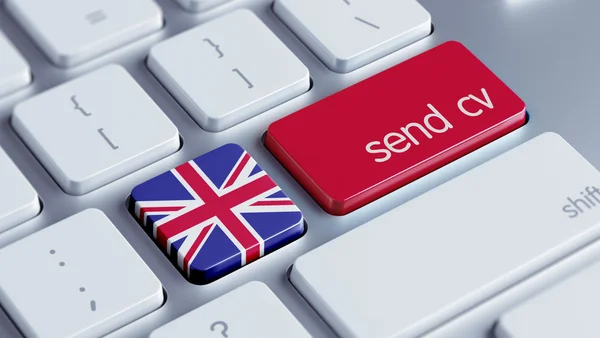 United Kingdom  Send CV Concept — Stock Photo, Image