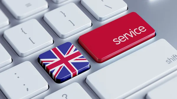 Förenade kungariket servicekoncept — Stockfoto