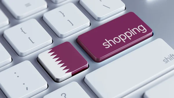 Qatar Shopping koncept — Stockfoto