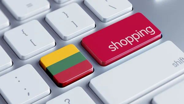 Lithuania Shopping Concept — Stock Photo, Image