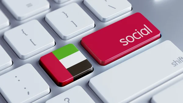 Sociální koncepce Spojené arabské emiráty — Stock fotografie